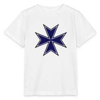 Maltese Cross__V003 - Stanley/Stella MINI CREATOR Kids’ T-Shirt - white - Front - Maike (125cm)