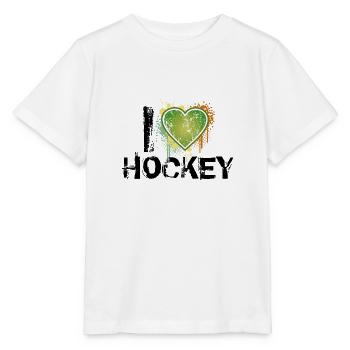 i love hockey uk - Stanley/Stella MINI CREATOR Kids’ T-Shirt - white - Front - Maike (125cm)
