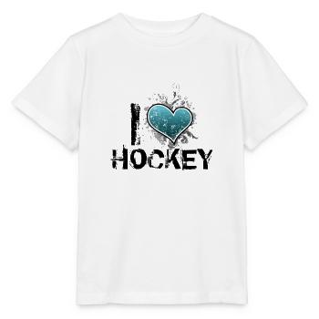 i love hockey uk - Stanley/Stella MINI CREATOR Kids’ T-Shirt - white - Front - Maike (125cm)