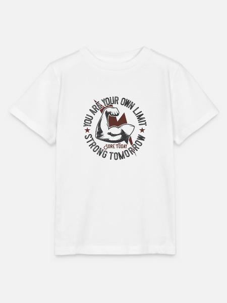 gym - Stanley/Stella Kinder T-Shirt MINI CREATOR  - Weiß