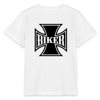 cb49_iron_biker uk - Stanley/Stella MINI CREATOR Kids’ T-Shirt - white - Front - Maike (125cm)