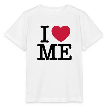 I love me - T-shirt bio MINI CREATOR Stanley/Stella Enfant - blanc - Devant - Maike (125cm)
