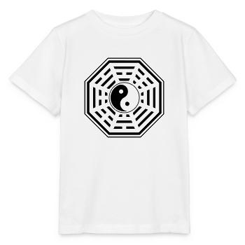 Bagua, Pa-kua, Yin Yang, Chi, Feng Shui, Kampfkuns - Stanley/Stella Kinder T-Shirt MINI CREATOR  - Weiß - Vorne - Maike (125cm)