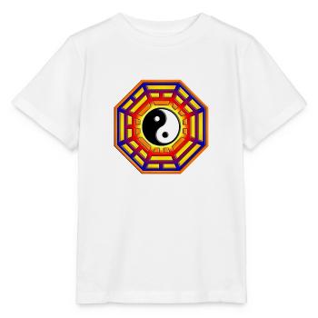 Bagua, Pa-kua, Yin Yang, Chi, Feng Shui, Kampfkuns - Stanley/Stella Kinder T-Shirt MINI CREATOR  - Weiß - Vorne - Maike (125cm)