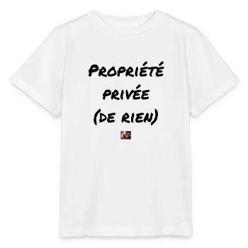 Private Property (Nothing) - Wortspiele Francois - Stanley/Stella Kinder T-Shirt MINI CREATOR  - Weiß - Vorne - Maike (125cm)