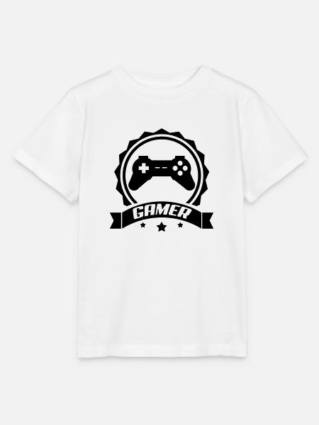 gamer - Stanley/Stella Kinder T-Shirt MINI CREATOR  - Weiß