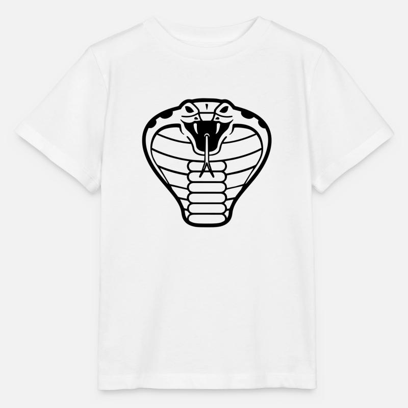 Cobra Snake Design - Stanley/Stella MINI CREATOR Kids’ T-Shirt - white