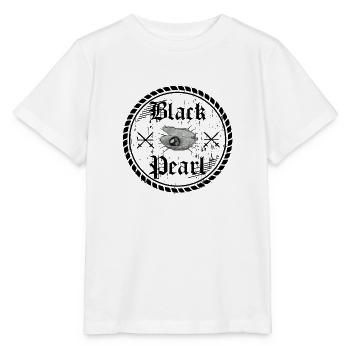 Pearl, Pearl, Black, Black, gift, gift idea, - Stanley/Stella MINI CREATOR Kids’ T-Shirt - white - Front - Maike (125cm)