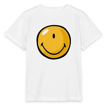 Smiley cyclops - T-shirt bio MINI CREATOR Stanley/Stella Enfant - blanc - Devant - Maike (125cm)