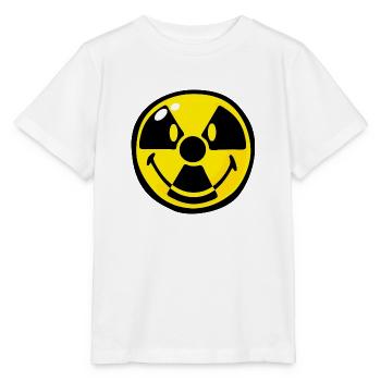 Smiley Radioactive - T-shirt bio MINI CREATOR Stanley/Stella Enfant - blanc - Devant - Maike (125cm)