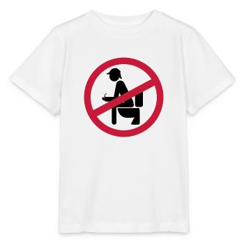 no shit sherlock - Stanley/Stella MINI CREATOR Kids’ T-Shirt - white - Front - Maike (125cm)