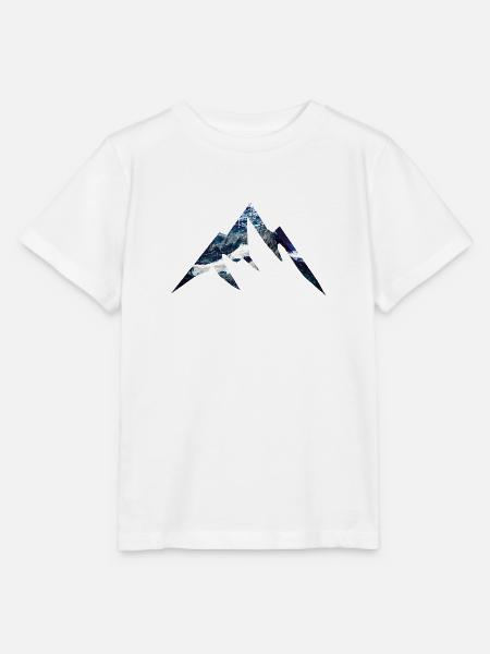 mountains design - Stanley/Stella Kinder T-Shirt MINI CREATOR - Weiß