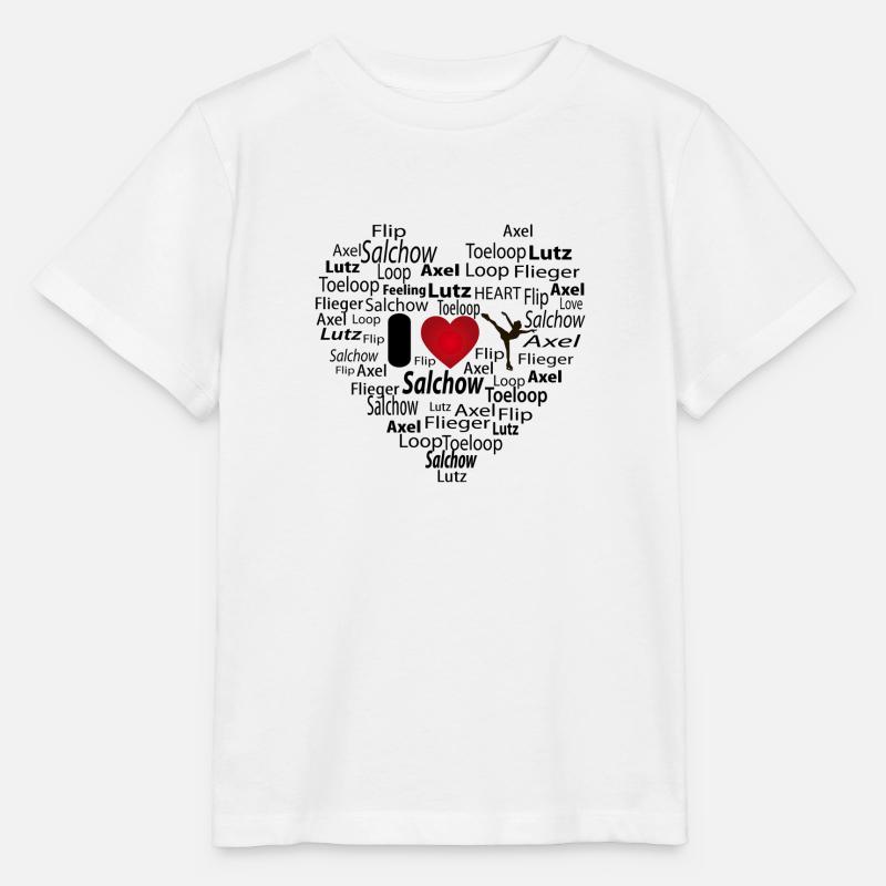 love eiskunstlauf 1 w - Stanley/Stella Kinder T-Shirt MINI CREATOR - Weiß