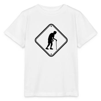 Vorsicht Altenheim Schild - Stanley/Stella Kinder T-Shirt MINI CREATOR  - Weiß - Vorne - Maike (125cm)