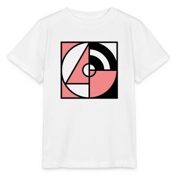 Geometrie Quadrat - Stanley/Stella Kinder T-Shirt MINI CREATOR  - Weiß - Vorne - Maike (125cm)