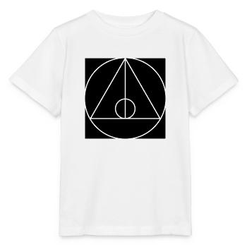 géométriques - T-shirt bio MINI CREATOR Stanley/Stella Enfant - blanc - Devant - Maike (125cm)