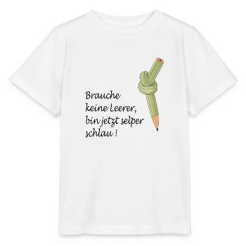 Schule - Stanley/Stella Kinder T-Shirt MINI CREATOR  - Weiß - Vorne - Maike (125cm)