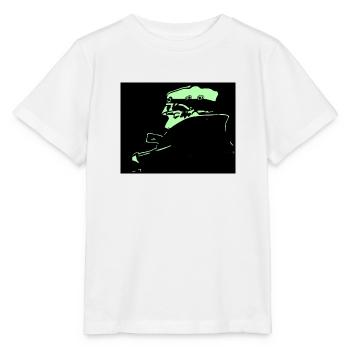 Corto Maltese green - T-shirt bio MINI CREATOR Stanley/Stella Enfant - blanc - Devant - Maike (125cm)