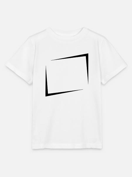 Cool Schild Rechteck - Stanley/Stella Kinder T-Shirt MINI CREATOR  - Weiß