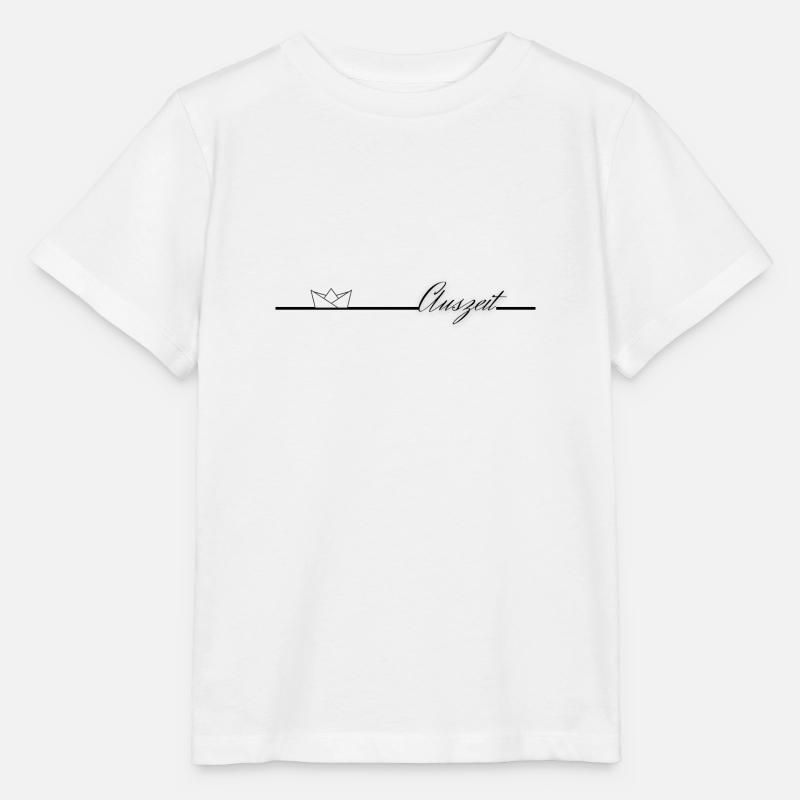 Temps mort - mer - ancre - T-shirt bio MINI CREATOR Stanley/Stella Enfant - blanc