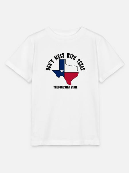 Don't mess with Texas - Stanley/Stella Kinder T-Shirt MINI CREATOR - Weiß