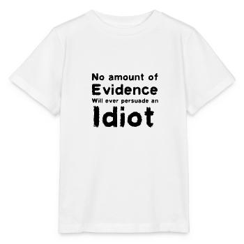 Convaincre un idiot - T-shirt bio MINI CREATOR Stanley/Stella Enfant - blanc - Devant - Maike (125cm)