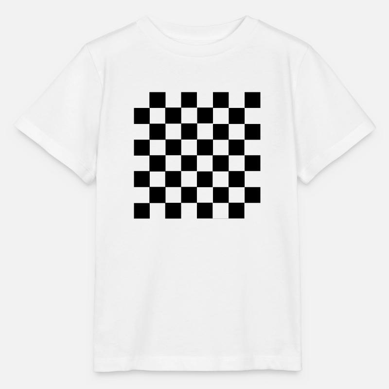 Échiquier - T-shirt bio MINI CREATOR Stanley/Stella Enfant - blanc