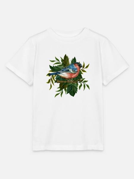 Bunter Vogel - Stanley/Stella Kinder T-Shirt MINI CREATOR - Weiß