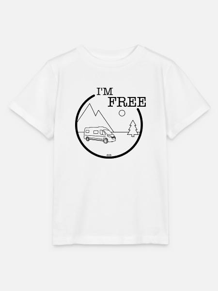 Ich bin frei - Stanley/Stella Kinder T-Shirt MINI CREATOR - Weiß