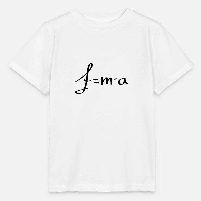 Formule de la force F - T-shirt bio MINI CREATOR Stanley/Stella Enfant - blanc