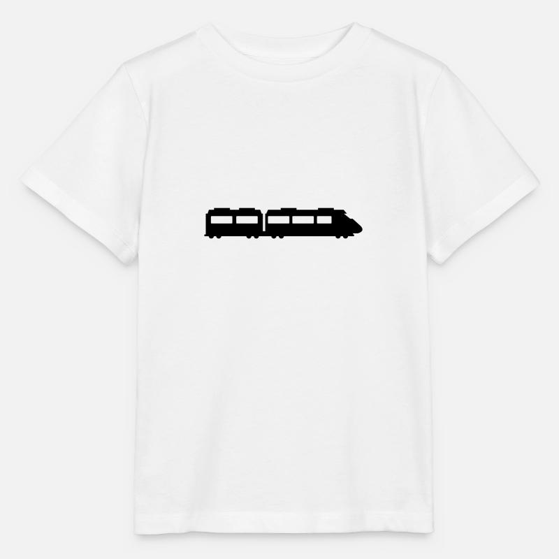 train - T-shirt bio MINI CREATOR Stanley/Stella Enfant - blanc
