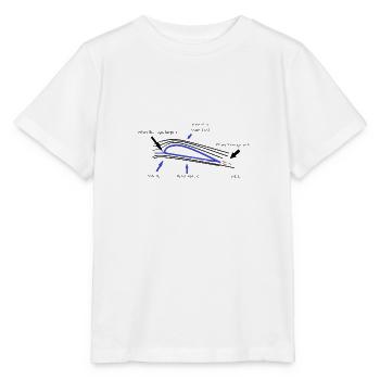 Paraglider paragliding mountains vintage aerodynamics - Stanley/Stella MINI CREATOR Kids’ T-Shirt - white - Front - Maike (125cm)