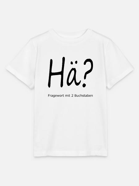 Hä? - lustig, cool - Stanley/Stella Kinder T-Shirt MINI CREATOR  - Weiß