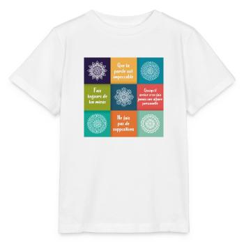 4 TOLTEQUES CHORDS - Stanley/Stella MINI CREATOR Kids’ T-Shirt - white - Front - Maike (125cm)