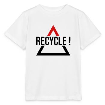 recycle! - Stanley/Stella MINI CREATOR Kids’ T-Shirt - white - Front - Maike (125cm)