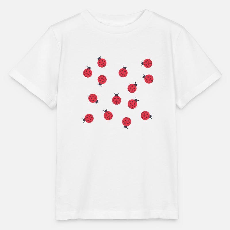 Marienkäfer - Stanley/Stella Kinder T-Shirt MINI CREATOR  - Weiß