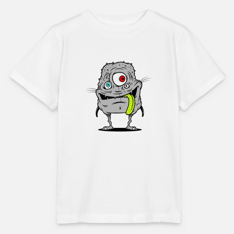 freaky troll - Stanley/Stella Kinder T-Shirt MINI CREATOR  - Weiß