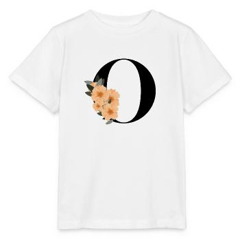 Buchstabe o blühen - Stanley/Stella Kinder T-Shirt MINI CREATOR  - Weiß - Vorne - Maike (125cm)
