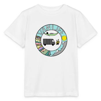 VAN LIFE VANLIFER NOMADS - T-shirt bio MINI CREATOR Stanley/Stella Enfant - blanc - Devant - Maike (125cm)