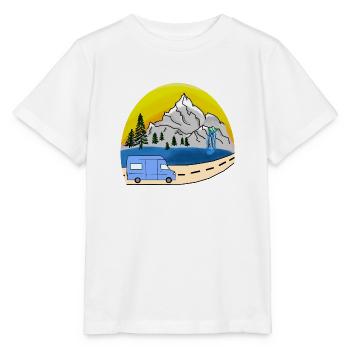 VAN LIFE VANLIFER NOMADS - Stanley/Stella Kinder T-Shirt MINI CREATOR  - Weiß - Vorne - Maike (125cm)
