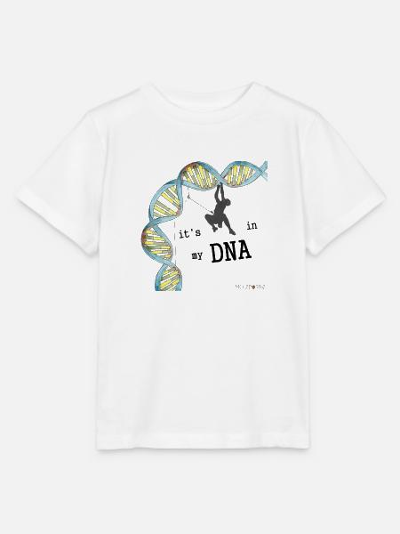 It's in my DNA | Wander- Kletter- und Bouldershirt - Stanley/Stella Kinder T-Shirt MINI CREATOR - Weiß