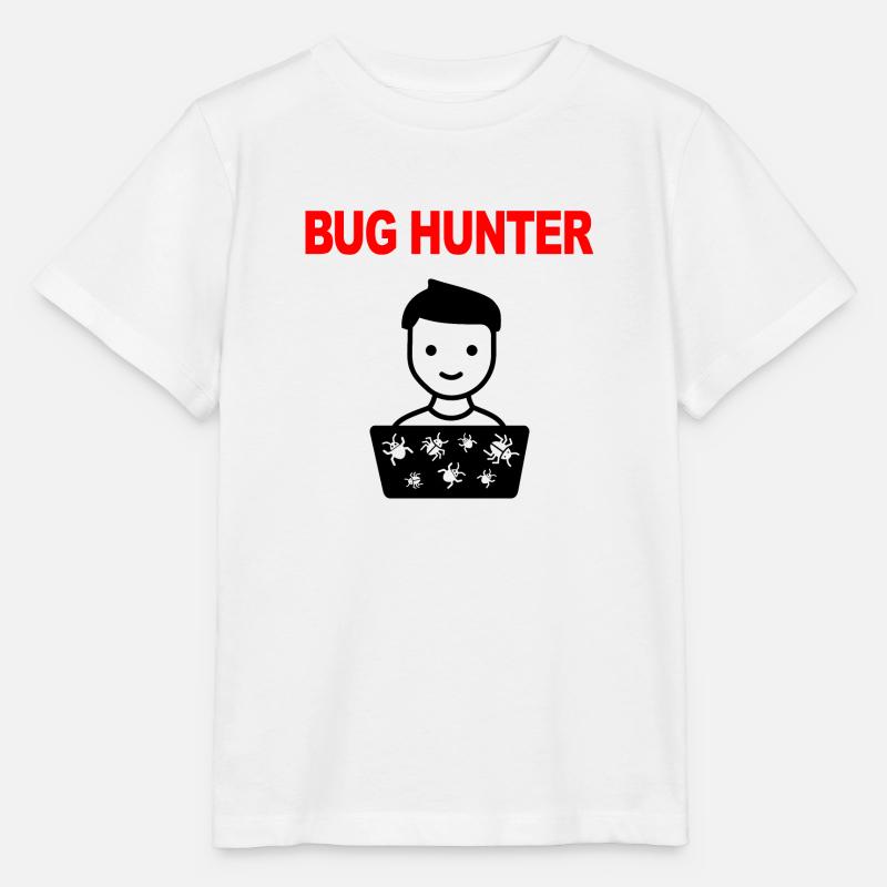 Bug Hunter, Software Testing, Programmer, IT, Bugs - Stanley/Stella Kinder T-Shirt MINI CREATOR  - Weiß