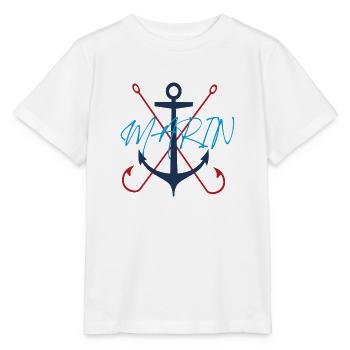 MARIN - T-shirt bio MINI CREATOR Stanley/Stella Enfant - blanc - Devant - Maike (125cm)