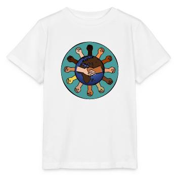 Pas de place pour le racisme - T-shirt bio MINI CREATOR Stanley/Stella Enfant - blanc - Devant - Maike (125cm)