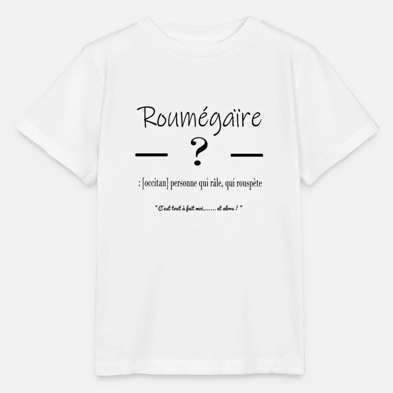 Roumégaïre - T-shirt bio MINI CREATOR Stanley/Stella Enfant - blanc