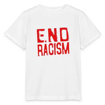 END RACISM - end racism - Stanley/Stella MINI CREATOR Kids’ T-Shirt - white - Front - Maike (125cm)