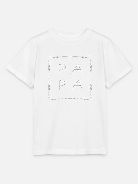 Papa Quadrat - Stanley/Stella Kinder T-Shirt MINI CREATOR - Weiß