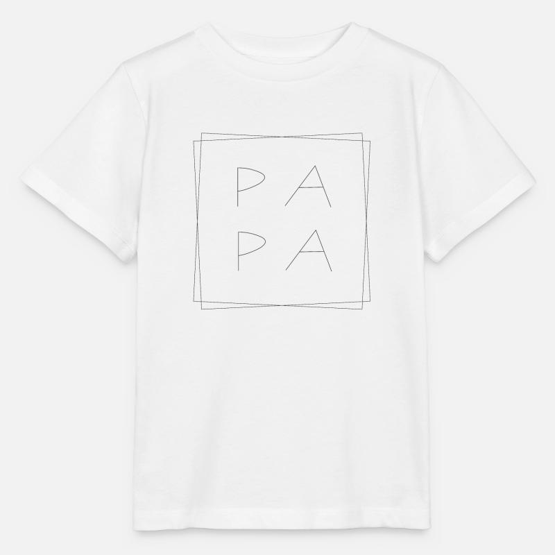 Place Papa - T-shirt bio MINI CREATOR Stanley/Stella Enfant - blanc