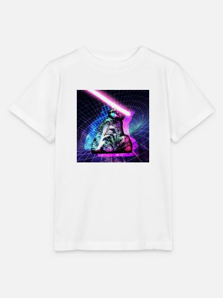 Super Katze - Stanley/Stella Kinder T-Shirt MINI CREATOR - Weiß