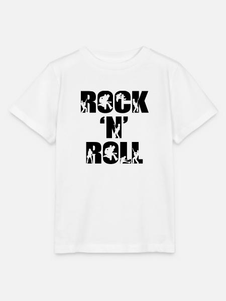 Rock'n'Roll - Stanley/Stella Kinder T-Shirt MINI CREATOR - Weiß